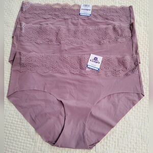 b.tempt'd Bundle of 3 Dusty Pink b.bare Hipster Size XL